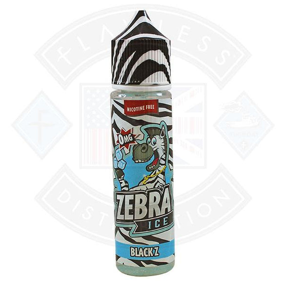 Zebra Ice - Blackz 0mg 50ml Shortfill