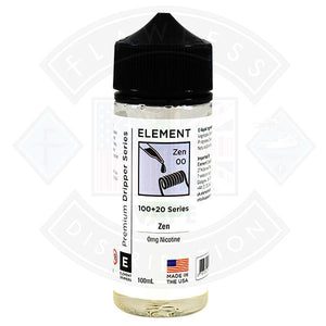 Element Eliquid Zen 0mg 100ml Shortfill