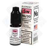 Element Eliquid Strawberry Whip Nic Salt Eliquid 10ml