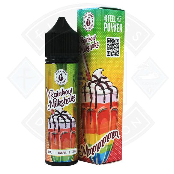 Juice N' Power Rainbow Milkshake 50ml 0mg Shortfill