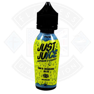Just Juice Kiwi and Cranberry on Ice 50ml 0mg Shortfill e-liquid