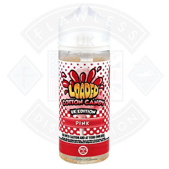 Loaded Cotton Candy - Pink  0mg 100ml Shortfill