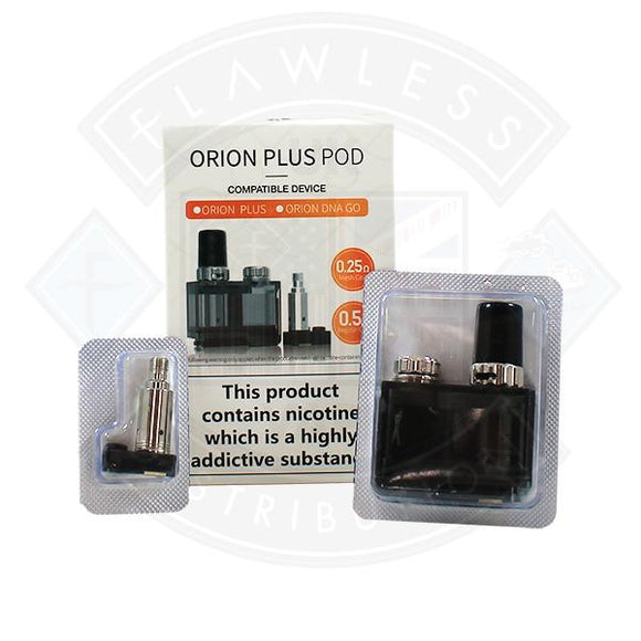 Lost Vape Orion Plus Pod  (0.25ohm Mesh coil & 0.5ohm Regular coil) 2 pack