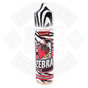 Zebra Dessertz - Strawberry Banana Waffle 0mg 50ml Shortfill