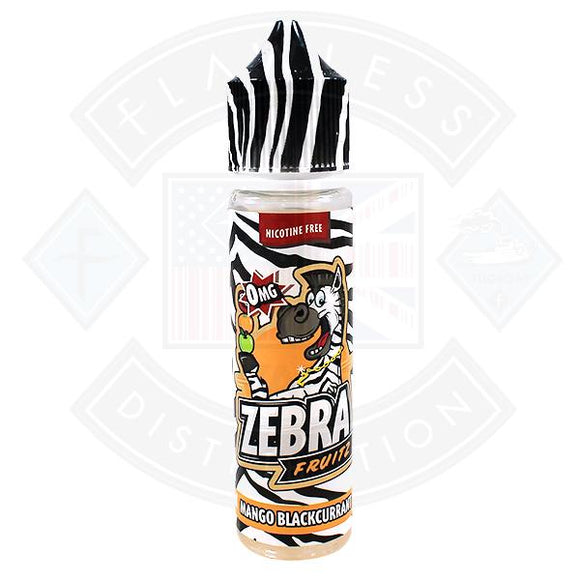 Zebra Fruitz - Mango Blackcurrant  0mg 50ml Shortfill