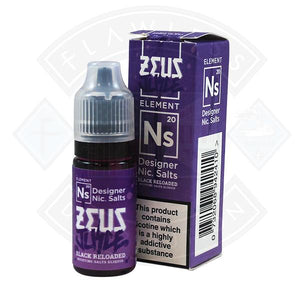Zeus Juice - Nic Salt Black Reloaded 10ml 20mg E Liquid
